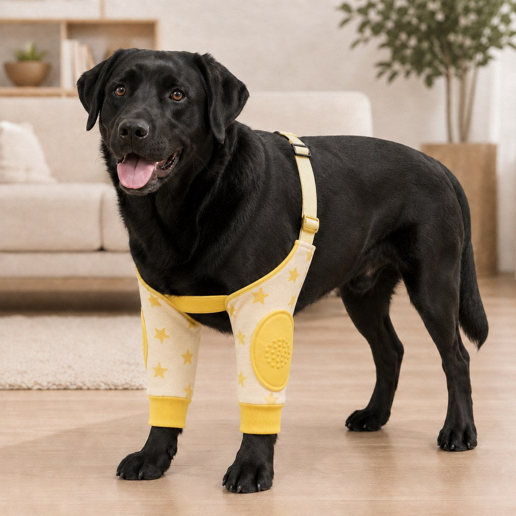 Padded Dog Elbow Protector Sleeves for Hard Floors
