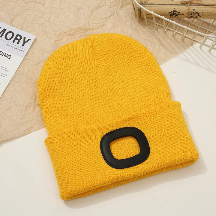 Rechargeable LED Beanie Hat for Winter